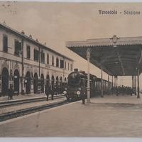 TERONTOLA ( Arezzo ) STAZIONE FERROVIARIA 1932