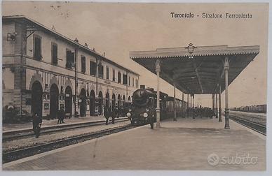 TERONTOLA ( Arezzo ) STAZIONE FERROVIARIA 1932