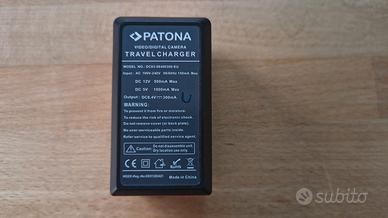 Caricabatterie Patona Batterie Canon LP-E6
