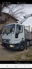 camion ribaltabile con gru 75q