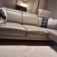 Divano in vera pelle