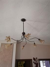 Lampadario in Vetro Murano Rustico