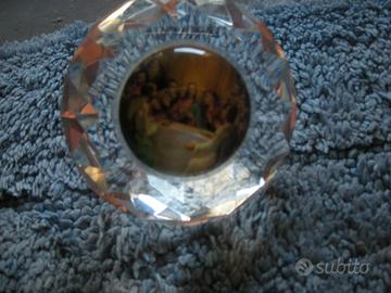 fermacarte di cristallo 