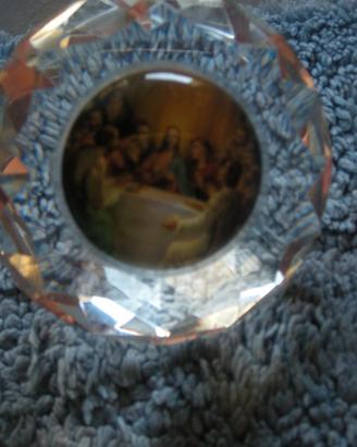 fermacarte di cristallo 