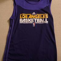 Canotta allenamento Lakers Adidas taglia S