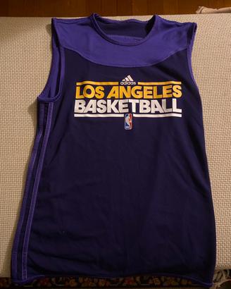 Canotta allenamento Lakers Adidas taglia S