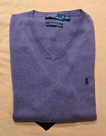 Maglione Ralph Lauren lilla, usato, uomo TG XXL