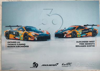 cartolina McLaren GT3 6 H Imola 2026