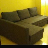 divano letto  con penisola /contenitore