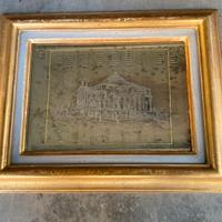 Specchio vintage serigrafato