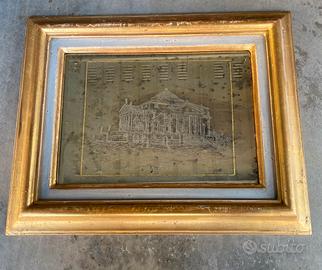 Specchio vintage serigrafato