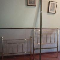 Letto singolo in ottone