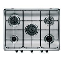 Piano cottura inox 5 fuochi Indesit