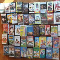 VHS - 48 videocassette originali film e cartoni