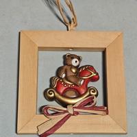 Quadro formella Thun legno cavalluccio