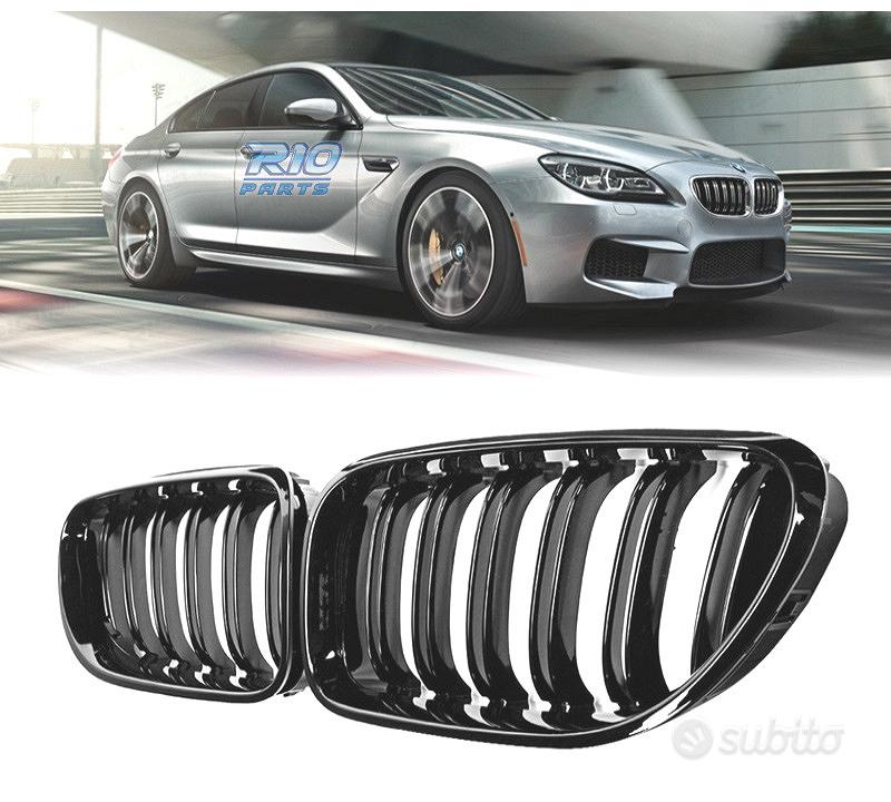 Griglia Cofano Anteriore Nero Lucido Per BMW Serie 6 F06 F12 F13 (2011-2018) – ABS Resistente, Sostituzione OEM, Installazione Facile