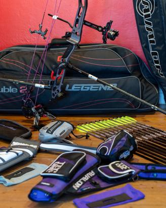 Arco Compound PSE Lazer mancino con accessori