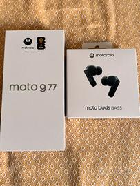 Telefono smartphone Motorola g77 da 256g con auri