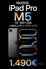 NUOVO IPAD PRO M5 13" WIFI 256 DARK GARANZIA ITA