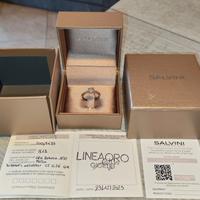 Anello solitario multipietra  Salvini