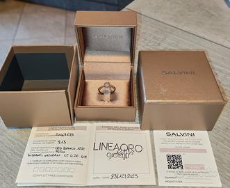 Anello solitario multipietra  Salvini