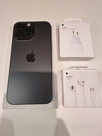 iPhone 15 PRO MAX 1TB NERO + Accessori omaggio