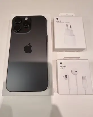 iPhone 15 PRO MAX 1TB NERO + Accessori omaggio