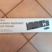 Kit Tastiera e Mouse Wireless CELLY