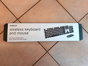 Kit Tastiera e Mouse Wireless CELLY