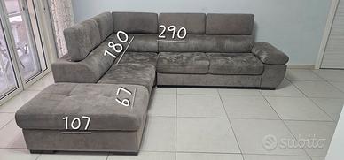 divano letto con penisola 