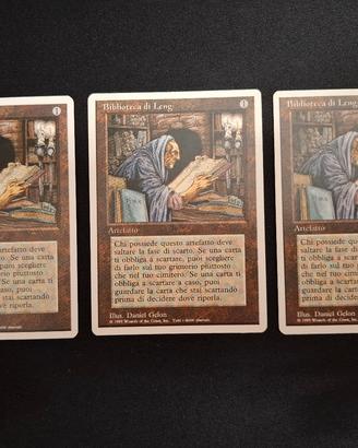 MTG - Library of Leng 3x (FWB IT, 1995)