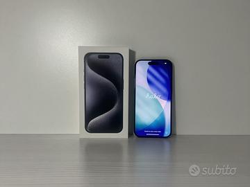 iPhone 15 Pro - Titanio Blu - Pari al nuovo - 85%