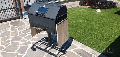 Barbecue a carbone e legna