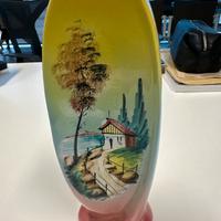 Deumidificatore in ceramica dipinta a mano