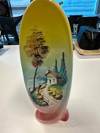 Deumidificatore in ceramica dipinta a mano