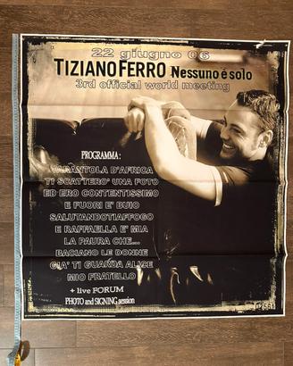 Tiziano Ferro mega poster 2006 di 1 metro!!!