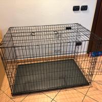 Gabbia per cani in metallo