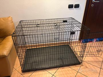 Gabbia per cani in metallo