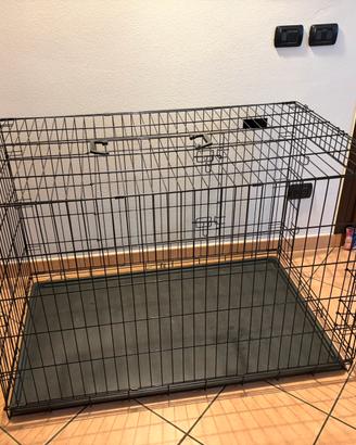 Gabbia per cani in metallo
