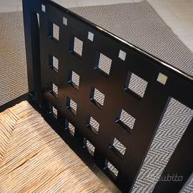 sedie modello Makintosh Cassina di Emmepi vintage 