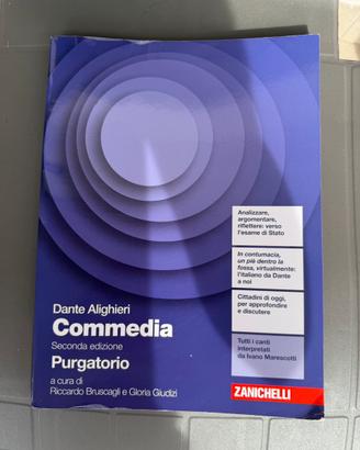 divina commedia purgatorio dante zanichelli
