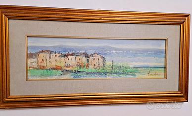 Quadro Bruno Tintori 1974 olio su tela certificato