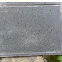 PIASTRA PIETRA LAVICA GRIGLIA bistecchiera 30X35X3