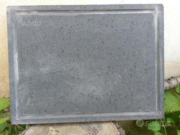 PIASTRA PIETRA LAVICA GRIGLIA bistecchiera 30X35X3