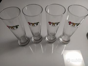 4  bicchieri da birra alti  ( Keith Haring),  0,5L