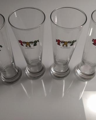 4  bicchieri da birra alti  ( Keith Haring),  0,5L