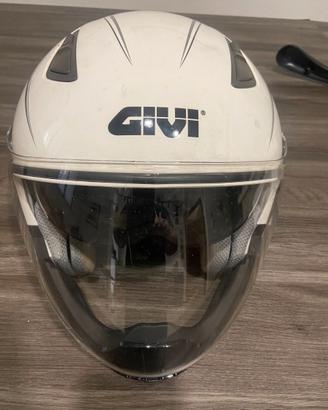 casco moto GIVI con maschera sole