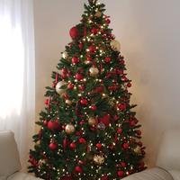 Albero di Natale mt. 2.40 + addobbi e luci