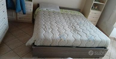 Letto contenitore matrimoniale - completo