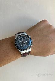 Orologio Swatch Chrono Vintage Nero Argento